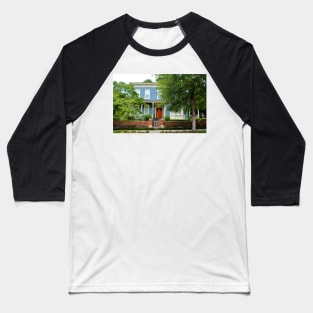 Blue And White House Baseball T-Shirt